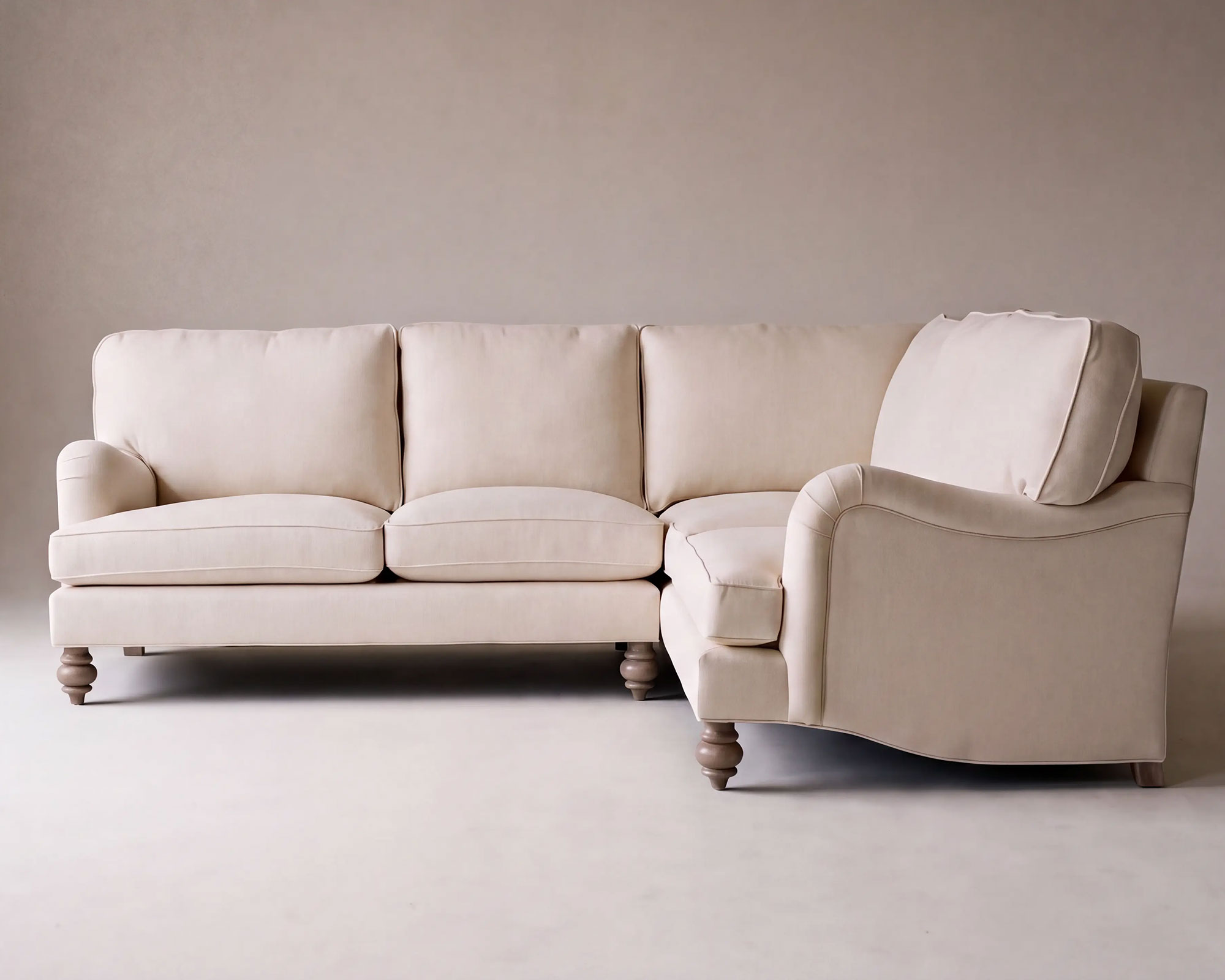 PHoto of English roll arm sectional