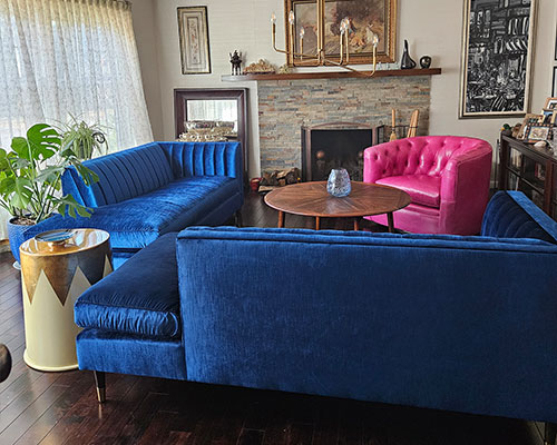 Customer image: Harley sofas and Oliver swivel chair