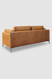 79 Coach sofa in Wild West Sage Brush leather