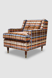 Ladybird armchair in Bretano Longi Spice Shop patterned velvet