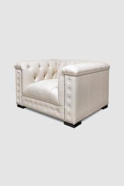 44 Mr. Butler chair in Royale Cream leather