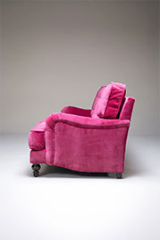 98 Tilly sofa in Como Sangria pink velvet