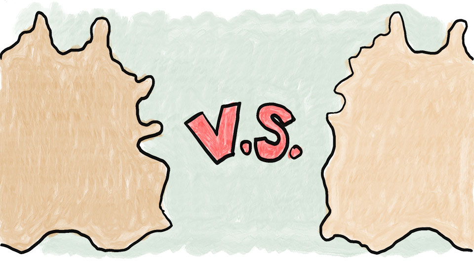 What's the difference between full and semi-aniline leather?